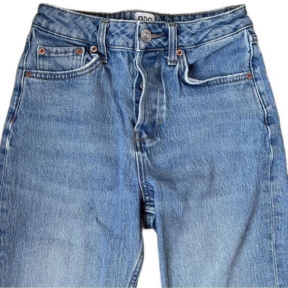 BDG Urban Outfitters Dillon Medium Wash Slim Straight Raw Hem Ankle Jeans (26) - Picture 7 of 16